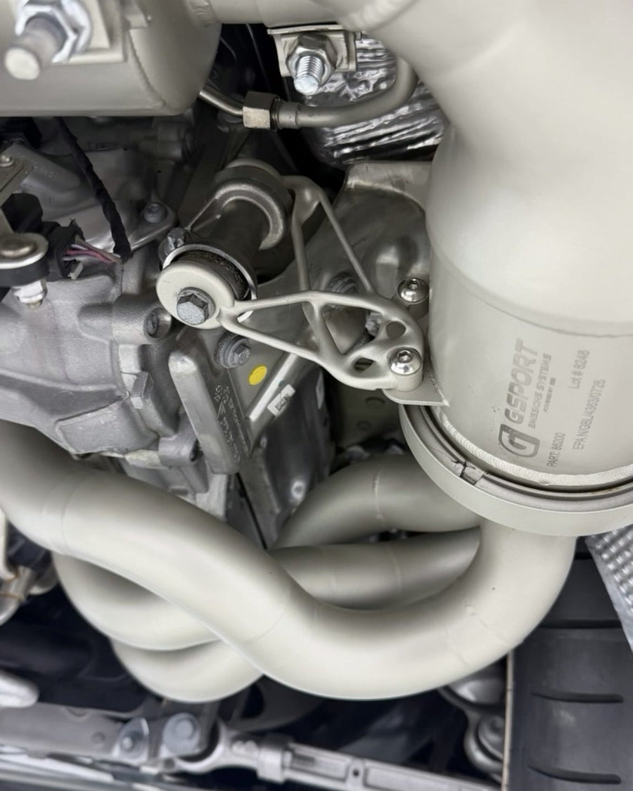 Catalyst on the printed header bracket